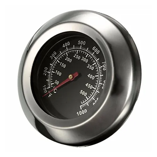 Eoslcusmvl Dia 3 Pulgadas Grados Celsius/Fahrenheit 50-500 Grados Celsius Asado Barbacoa BBQ Pit Ahumador Parrilla TermóMetro Medidor de Temperatura