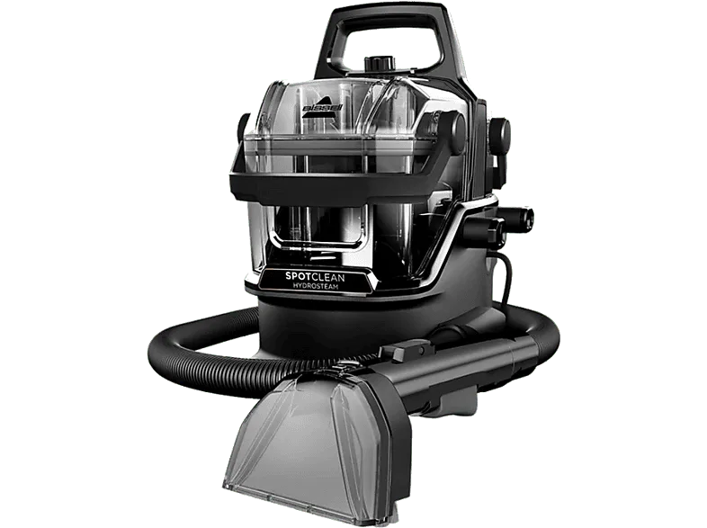 Aspirador de mano - Bissell SpotClean HydroSteam Select, 1000W, Con Cable, 1.8 litros, Para Alfombras, tapicería, escaleras, coche y losas,
