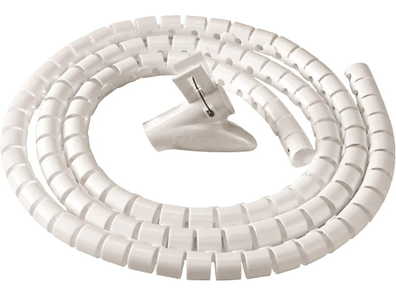 Organizador de cables - Fellowes CableZip, 2 cm diámetro, Longitud m, Plástico, Blanco