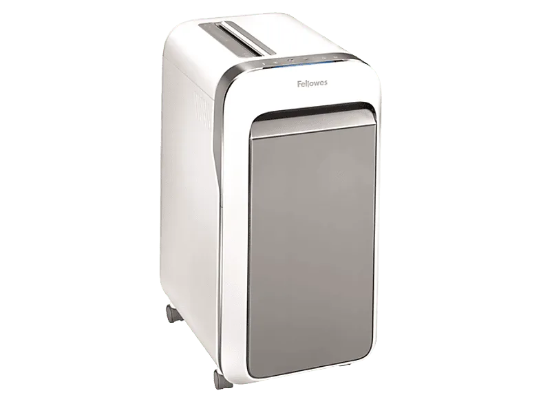 Destructora de papel - Fellowes LX221, Microcorte 2X12, 100% Anti-atascos, 30 litros capacidad, Blanco