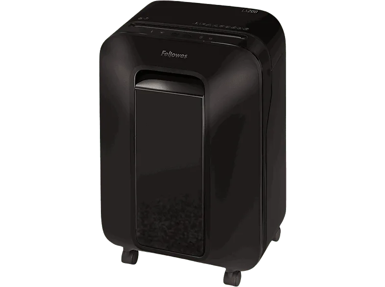 Destructora de papel - Fellowes LX220, Minicorte 4X12 MM, Negro