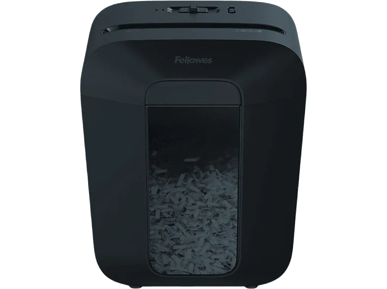 Destructora de papel - Fellowes LX65, Tecnología Seguridad SafeSense, Negro