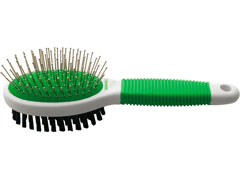 Cepillo pelo mascota - Wahl 858454-016 Doble Cerdas acero inoxidable suaves Cualquier