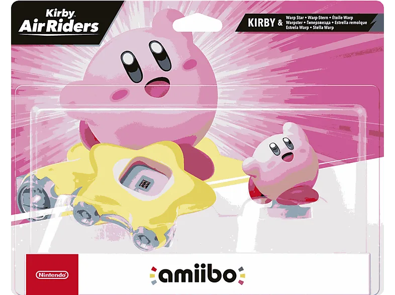 Figura Amiibo - Kirby y estrella remolque (Nintendo)