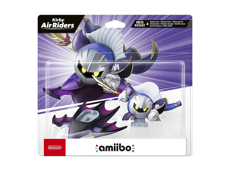 Figura Amiibo - Nintendo Kirby Air Riders: Meta Knight & Shadow Star