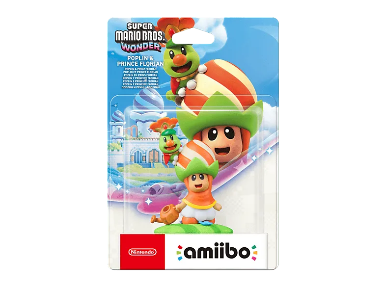 Figura Amiibo - Nintendo Super Mario Bros. Wonder: Poplin & Prince Florian