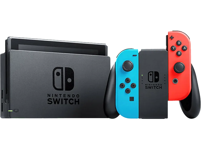 Consola - Nintendo Switch, 6.2", Joy-Con, Azul y Rojo Neón