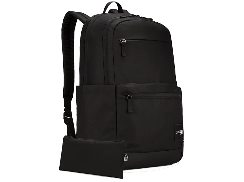 Mochila para portátil - Case Logic CCAM3216, 26 l, Bolsillo teléfono móvil y documentos, Compartimento tableta, con cremallera, Negro