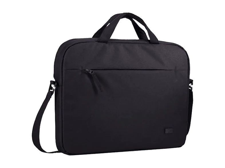 Maletín para portátil - Case-Logic Invigo, Para portátiles de hasta 14", Poliéster, Negro
