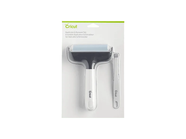 Accesorio para Plotter - Cricut Kit de Aplicador y Removedor Tela, Alarga la vida del tapete FabricGrip, Plateado