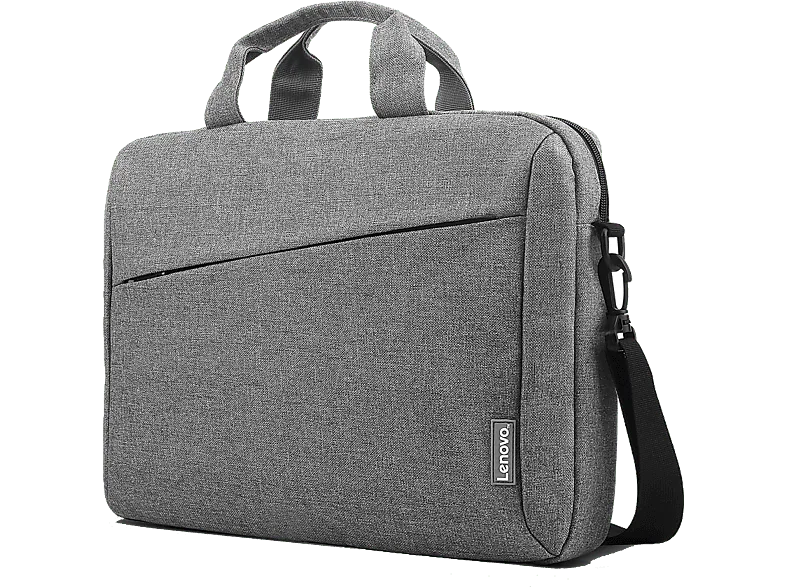 Maletín para portátil - Lenovo Laptop Casual Toploader T210, 15.6", Poliéster, Gris