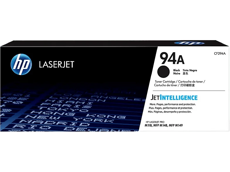 Tóner - HP 94A LaserJet, Negro, CF294A (imagen 1 de 3)