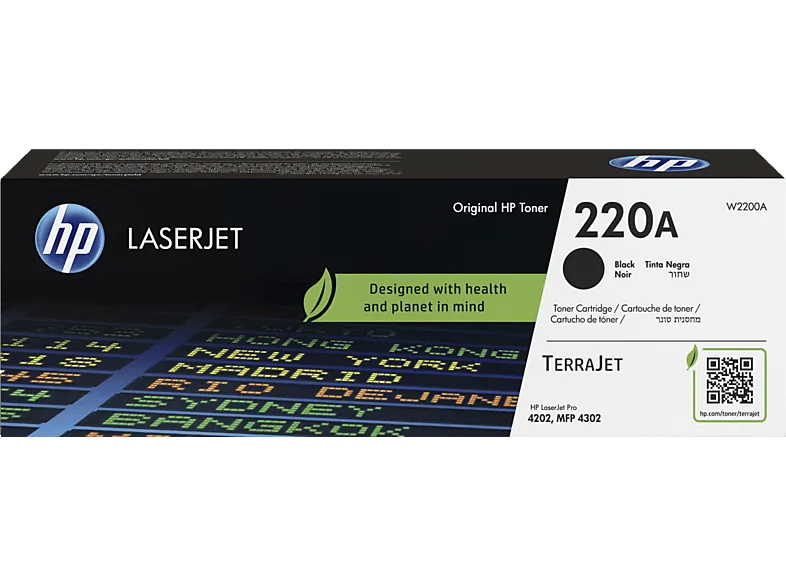 Cartucho de tinta - HP LaserJet 220A negro, Negro, W2200A – Negro