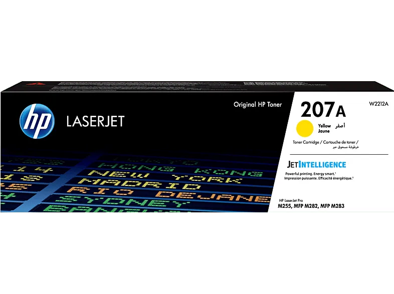Tóner - HP 207A LaserJet, Amarillo, W2212A