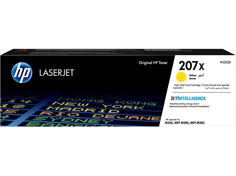 Tóner - HP 207X LaserJet, Amarillo, W2212X