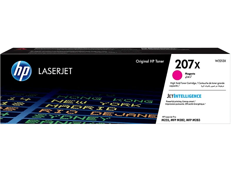 Tóner - HP 207X LaserJet, Magenta, W2213X (imagen 1 de 3)