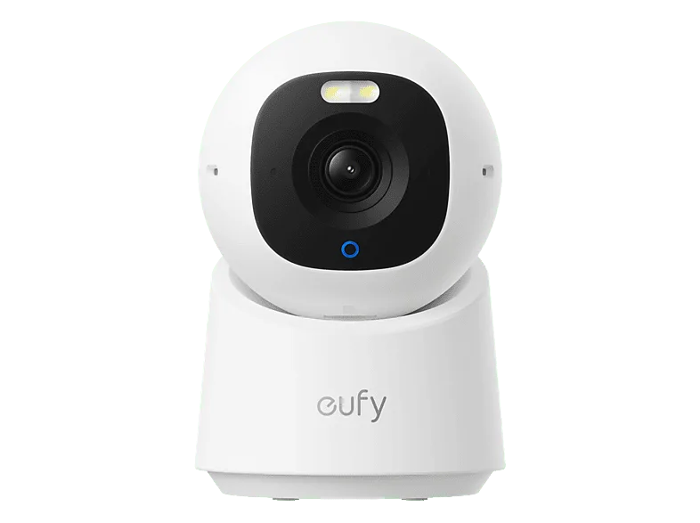 Cámara de vigilancia IP - Eufy E30, 4K, Función visión nocturna, Vista Panorámica, 360º, Blanco