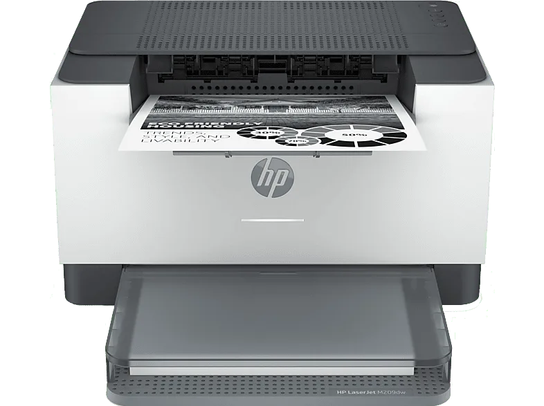 Impresora láser - HP Laserjet M209dw, Impresión doble cara, Monocromo, Wi-Fi, Smart App