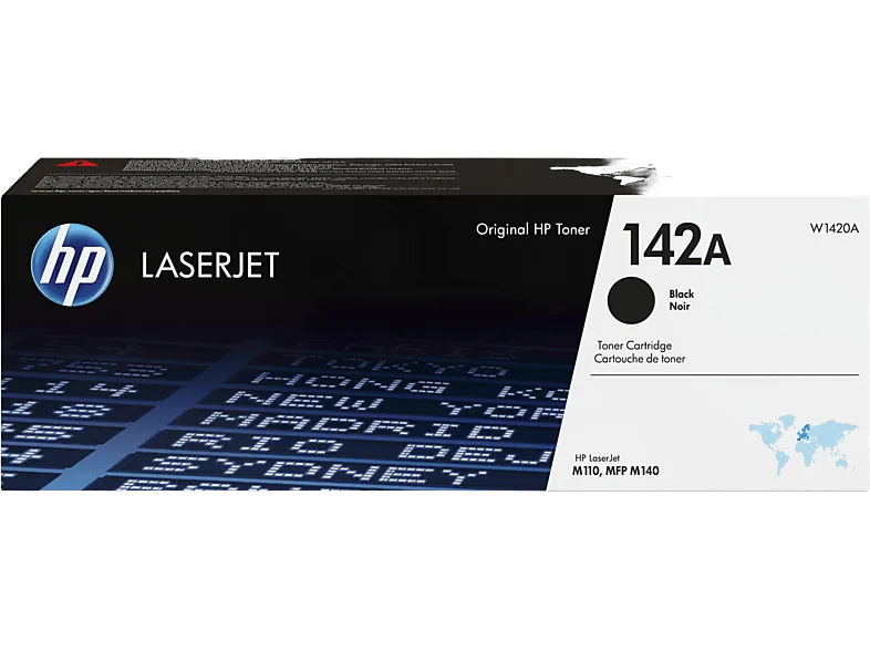 Tóner - HP LaserJet 142A, W1420A, 950 páginas, Negro