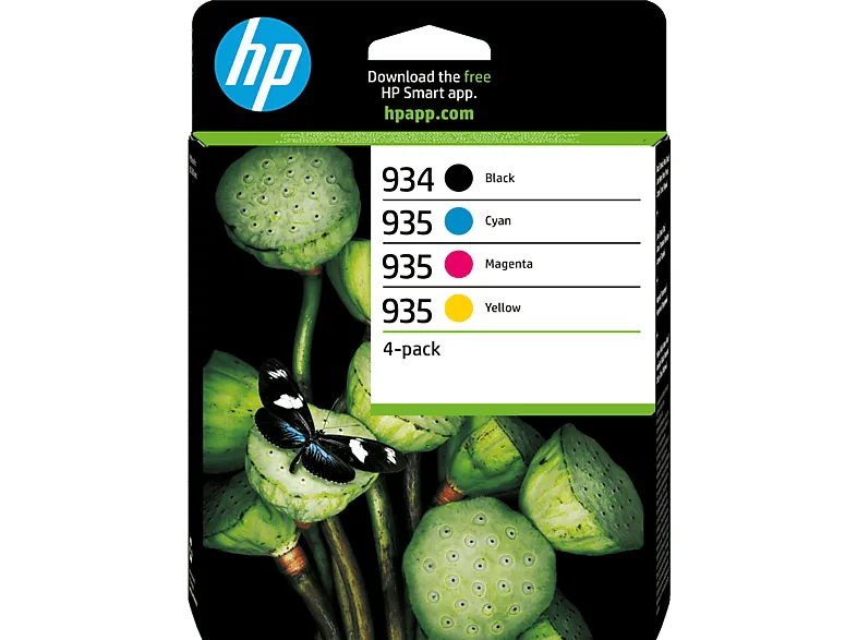 Cartucho de tinta - HP 934 Combo 2 Pack Negro/Tricolor, Hasta 400 páginas en B/N, a color (imagen 1 de 3)