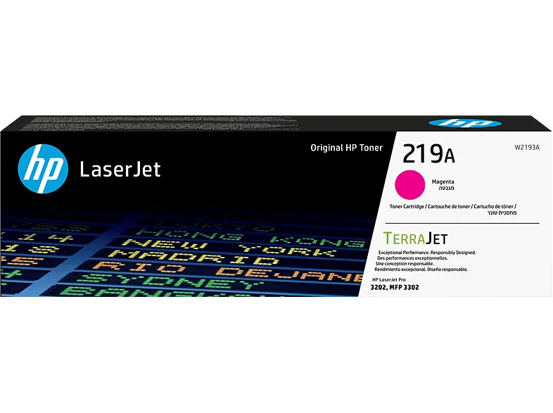 Tóner- HP 219A Laserjet, Aproximadamente 1200 páginas, Planet Partners, Magenta, W2193A