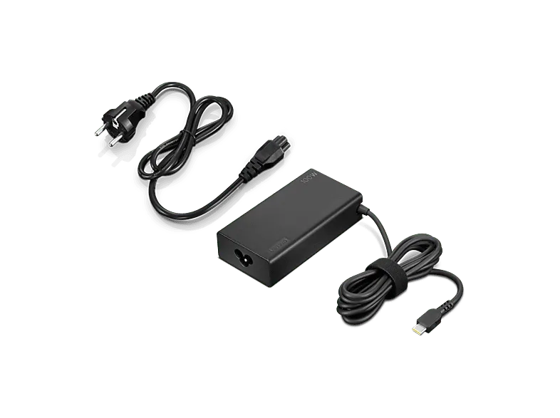 Cargador para portátil - Lenovo 100W AC Adaptador(USB Type-C) Profesional, Negro