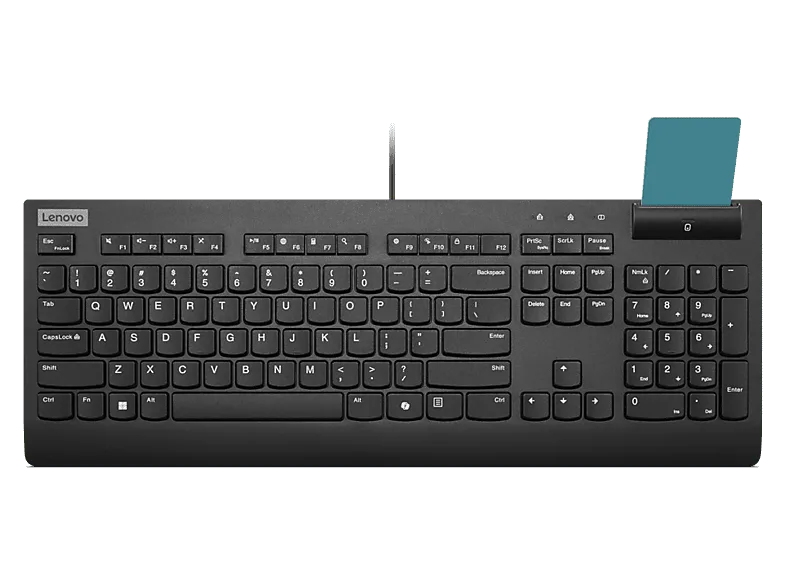 Teclado - Lenovo con cable Smartcard II Profesional, Negro