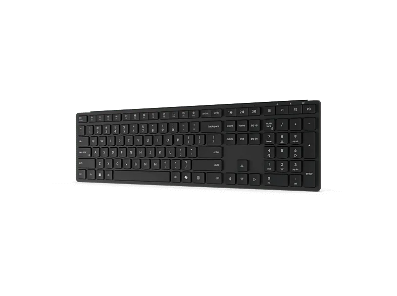 Teclado inalámbrico - Lenovo teclado Multi-Mode Pro 6000, Negro