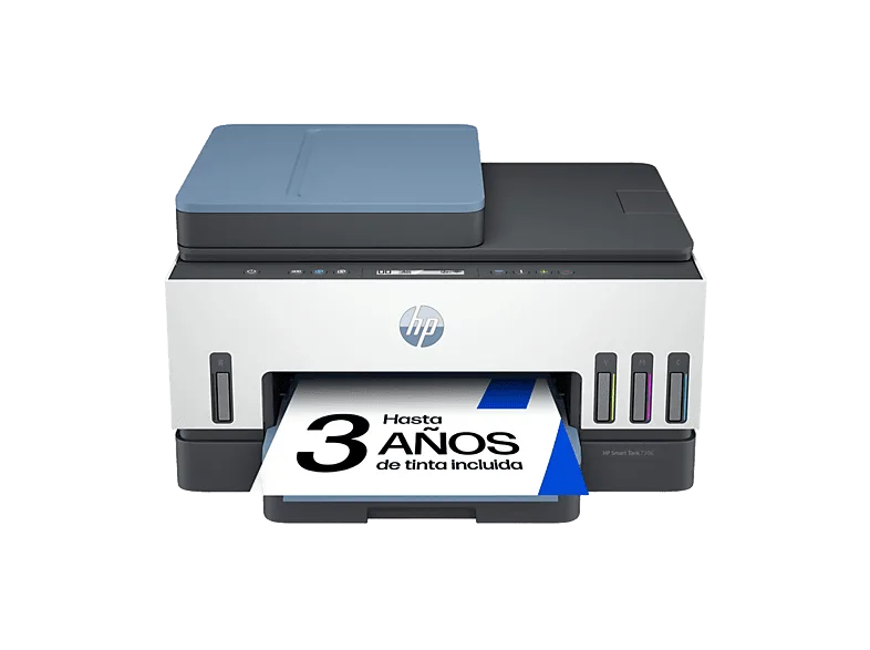 Impresora multifunción tinta - HP Smart Tank 7306, WiFi, Bluetooth, USB, doble cara