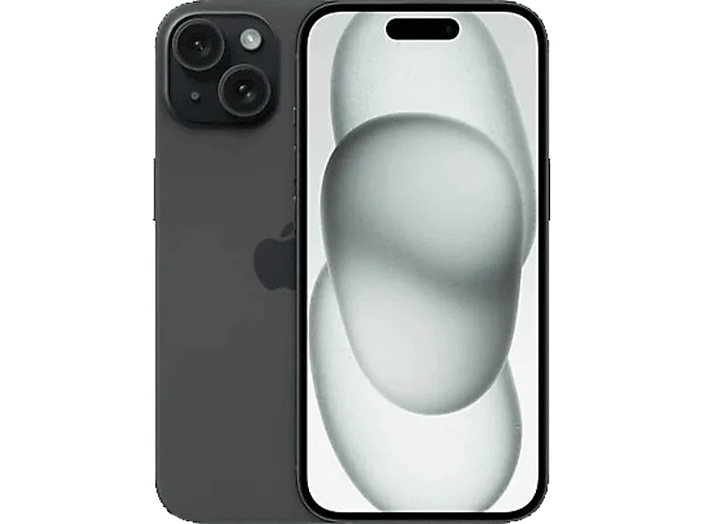 Apple iPhone 15, Negro, 128 GB, 5G, 6.1" OLED Super Retina XDR, Chip A16 Bionic, iOS