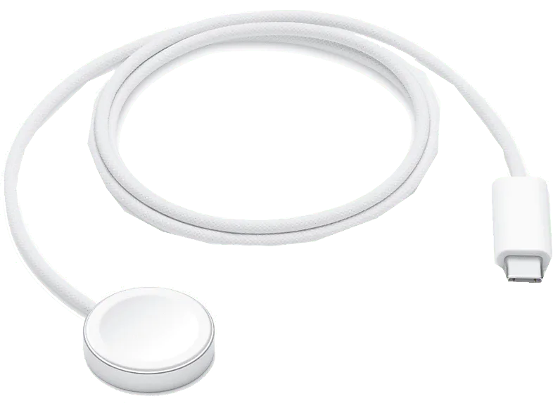 Apple Cable cargador rápido magnético a USB-C para Watch, 1 metro, Blanco