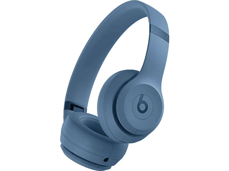 Auriculares inalámbricos - Beats Solo 4, Supraaurales, Bluetooth, 50h Autonomía, iOS y Android, Azul pizarra – Azul pizarra