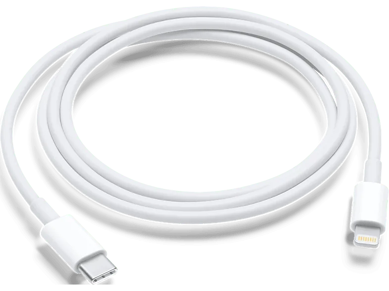 Apple, Cable de USB-C a conector Lightning, 2 metros, Blanco