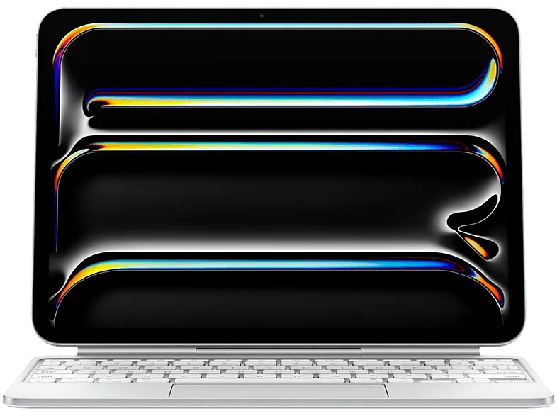 Apple Magic Keyboard, Funda con teclado para el iPad Pro, M4, 11", Español, Blanco