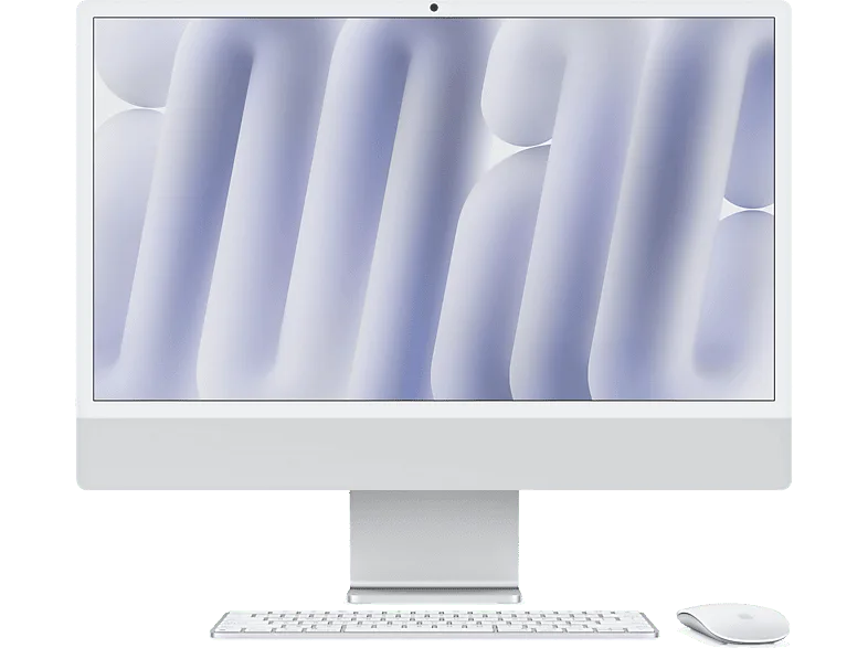 Apple iMac (2024) 24" Retina 4.5K, Chip M4, CPU de 8 núcleos, GPU 16GB RAM, 256 GB SSD, Plata