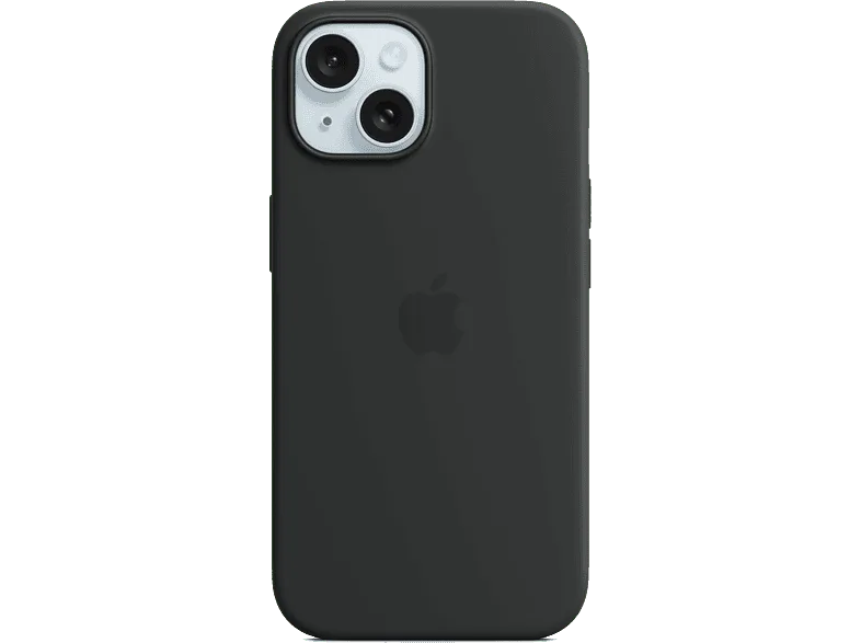 Apple Funda de Silicona con MagSafe para el iPhone 15, Negro