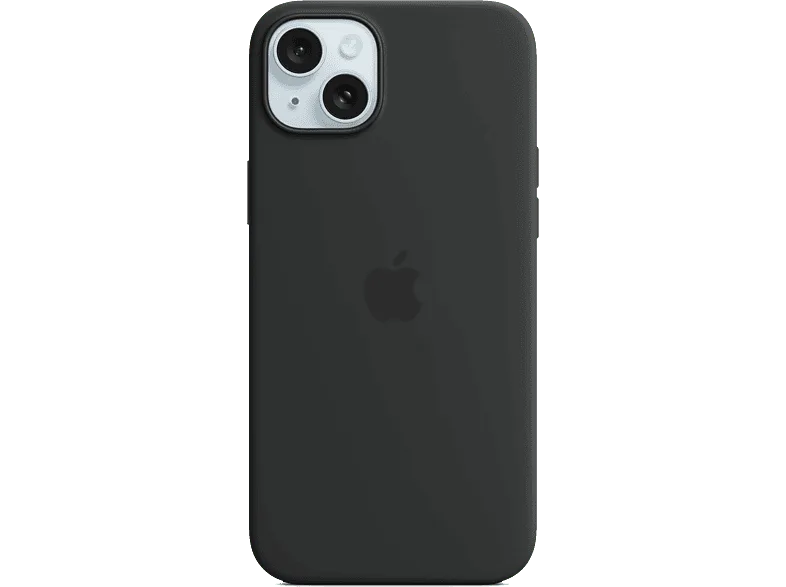 Apple Funda de silicona con MagSafe para iPhone 15 Plus, Negro