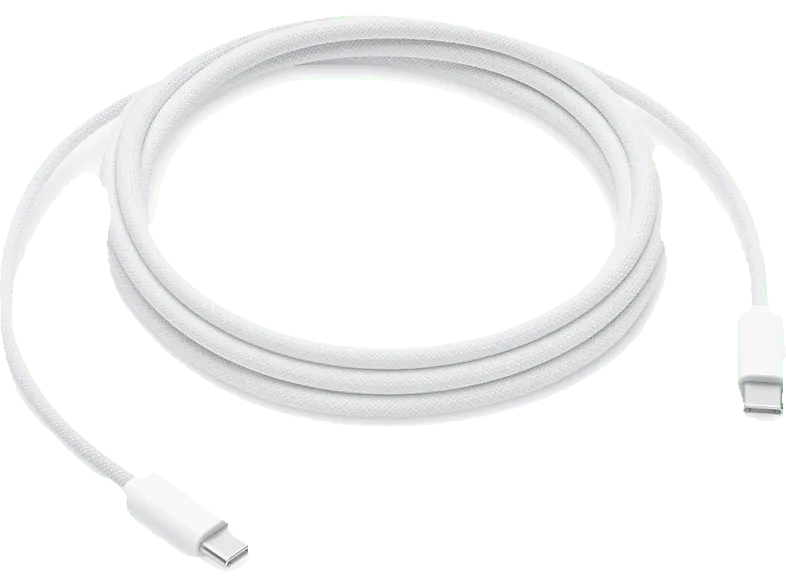 Apple Cable de USB-C 240W, iPhone, iPad, Mac, AirPods, 2 metros, Blanco