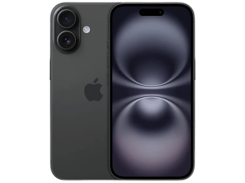 Apple iPhone 16, Negro, 128 GB, 5G, 6.1 " OLED Super Retina XDR, Chip A18 Bionic, iOS
