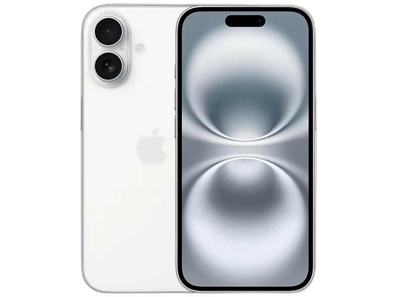 Apple iPhone 16, Blanco, 128 GB, 5G, 6.1 " OLED Super Retina XDR, Chip A18 Bionic, iOS