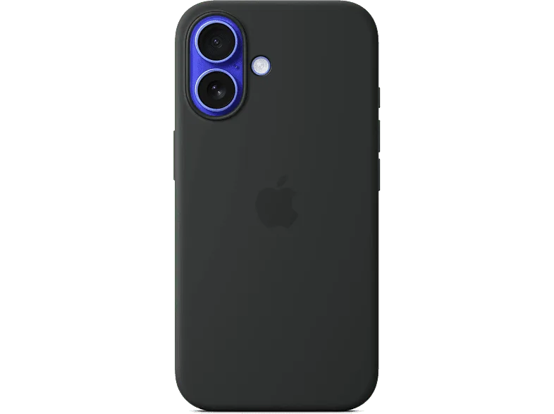 Apple Funda de silicona con MagSafe para iPhone 16, Negro