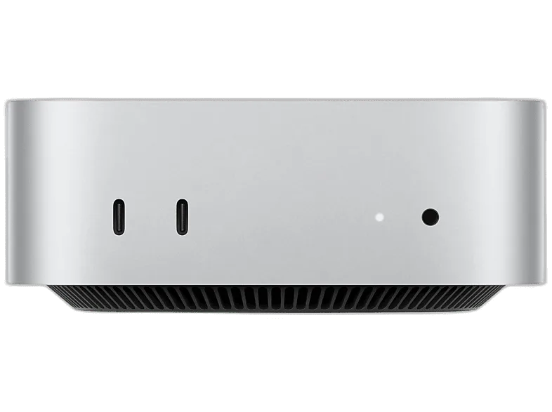 Apple Mac mini (2024) Chip M4, CPU de 10 núcleos, GPU 16GB RAM, 256GB SSD, Gigabit Ethernet, Plata