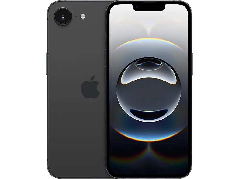 Apple iPhone 16e, Negro, 128 GB, 5G, 6.1 " OLED Super Retina XDR, Chip A18, iOS