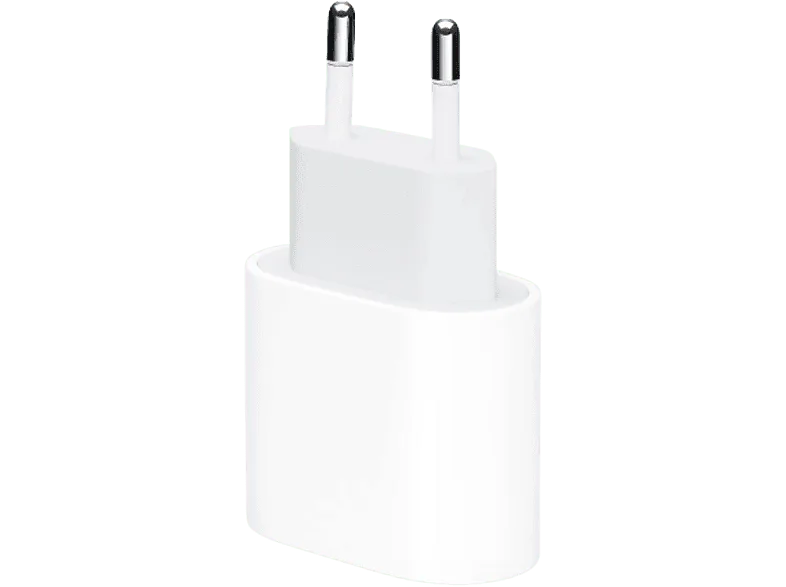 Apple Adaptador de corriente USB-C 20 W, iPhone. iPad, Watch, HomePod, AirPods, Blanco