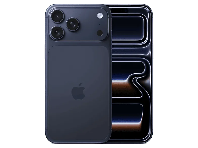 Apple iPhone 17 Pro Max, Azul oscuro, 512 GB, 5G, 6.9" OLED Super Retina XDR, Chip A19 Pro, iOS