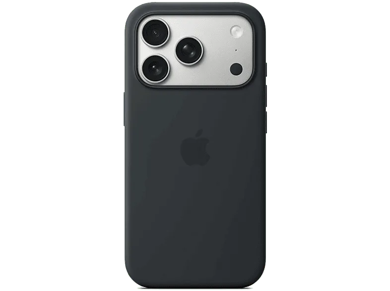 Apple Funda de silicona con MagSafe, Para iPhone 17 Pro, Compatible correa Crossbody, Negro