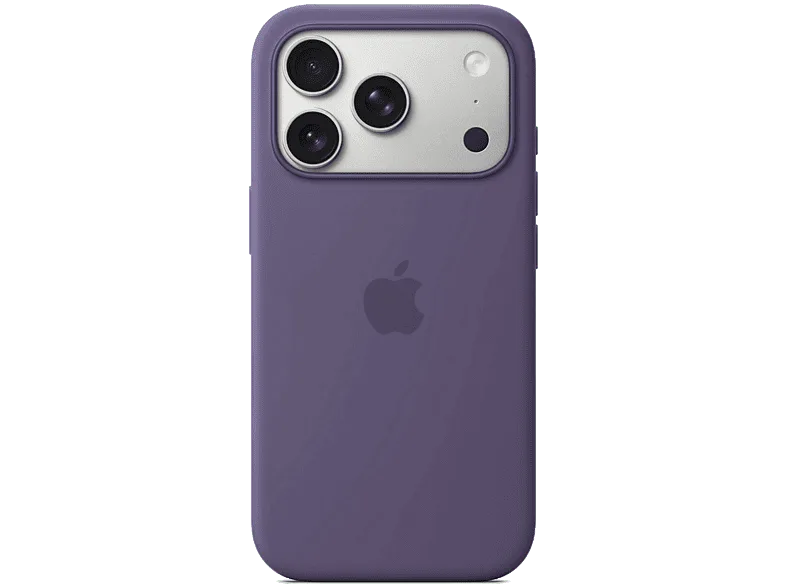 Apple Funda de silicona con MagSafe, Para iPhone 17 Pro Max, Compatible correa Crossbody, Niebla lila