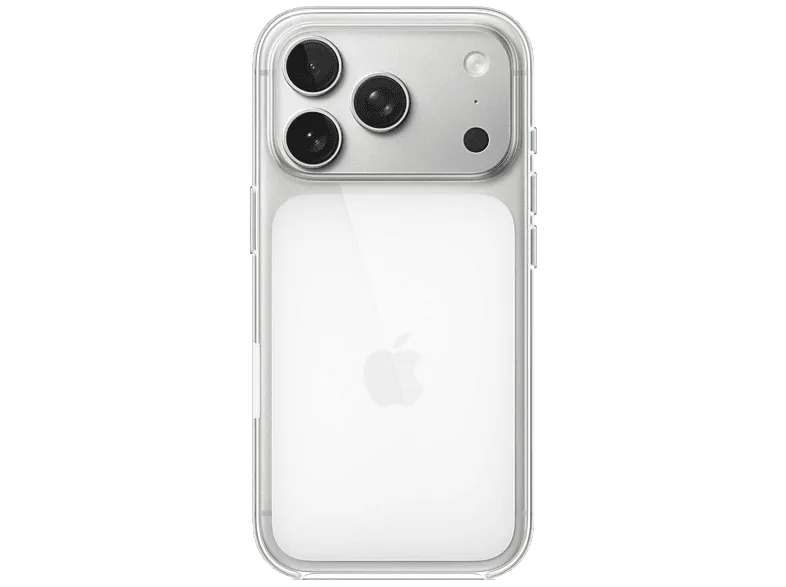 Apple Funda transparente Clear Case con MagSafe, Para iPhone 17 Pro, Transparente