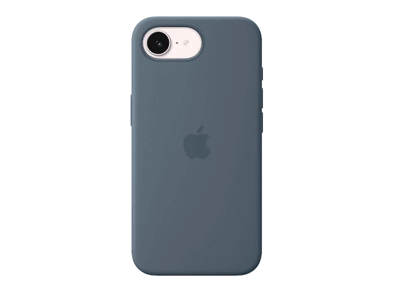 Apple Funda de silicona con MagSafe para el iPhone 17e, Compatible correa Crossbody, Azul náutico