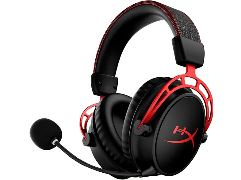 Auriculares gaming - HyperX Cloud Alpha, De Diadema, Inalámbricos, Hasta 300 horas, PC, Micrófono, Transductores de doble cámara, Negro (imagen 1 de 3)